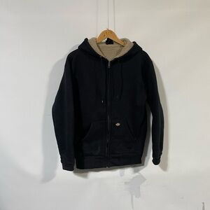 Dickies Sherpa fleece lined full-zip hoodie sweatshirt jacket